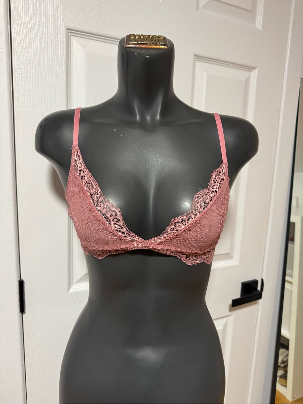 Delicate Lace Bralette in Dusty Rose